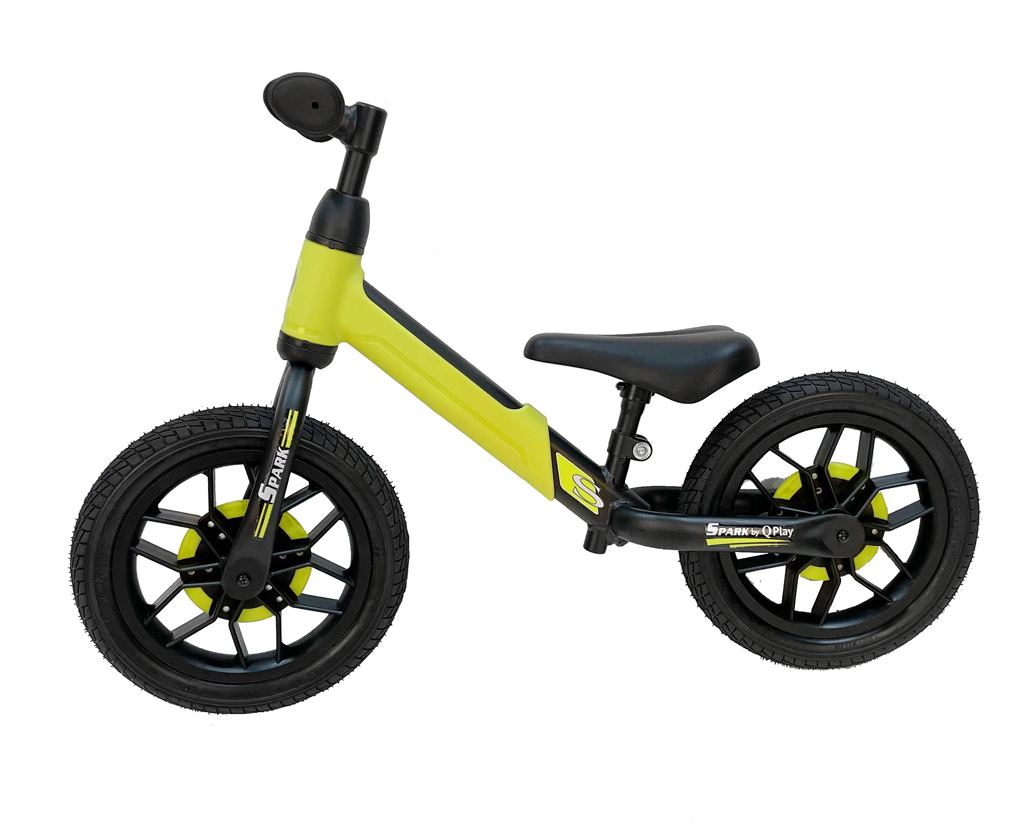 QPLAY Spark Green futóbicikli, 3-6 éves korig, max. 30 kg termék 2. képe