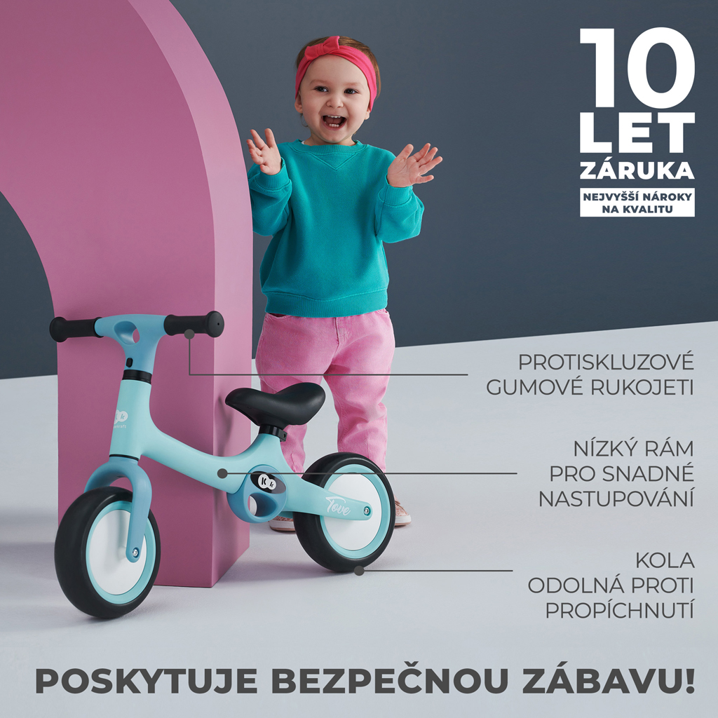KINDERKRAFT Tove Pink futóbicikli termék 2. képe