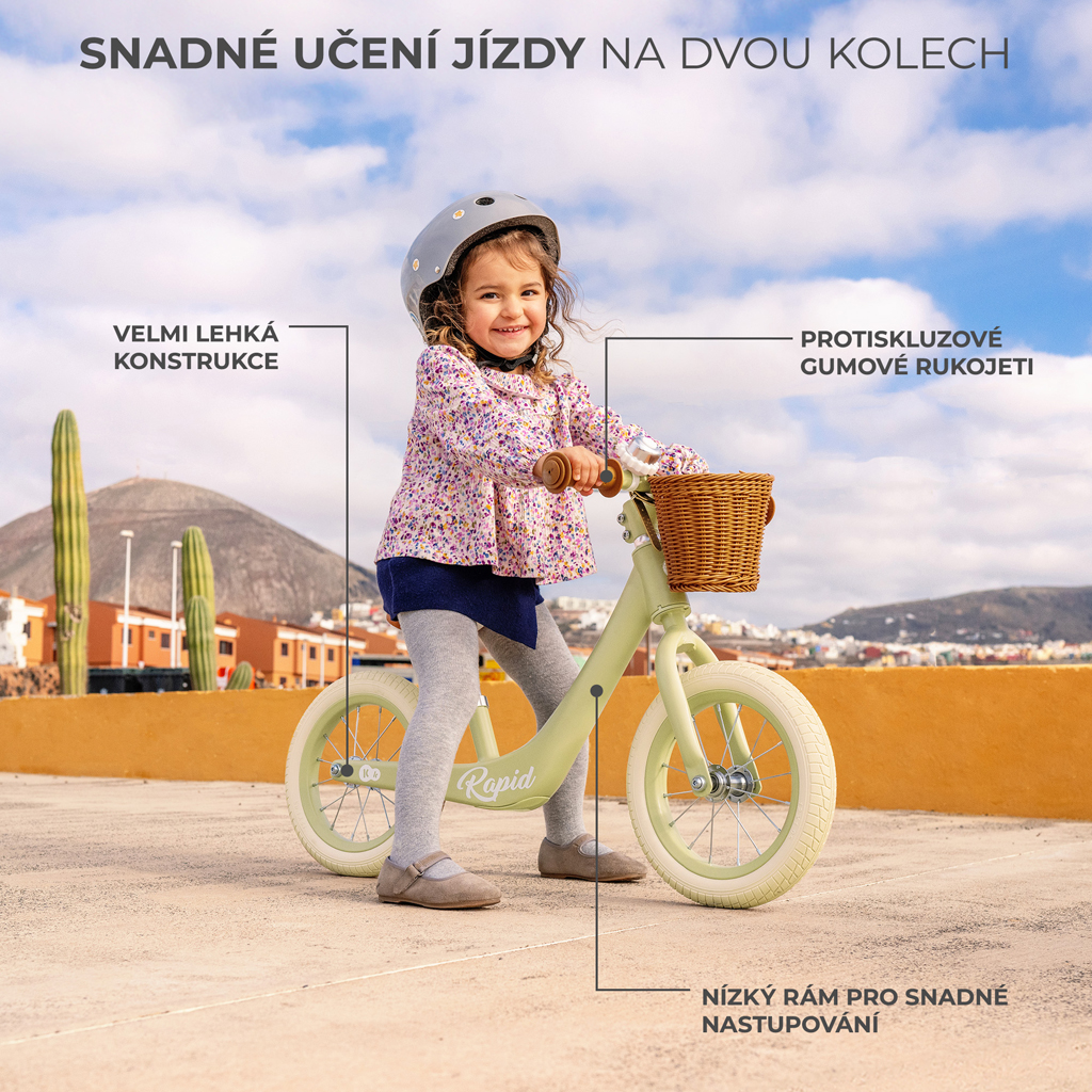 KINDERKRAFT SELECT Rapid2 Blue Breeze futóbicikli termék 2. képe
