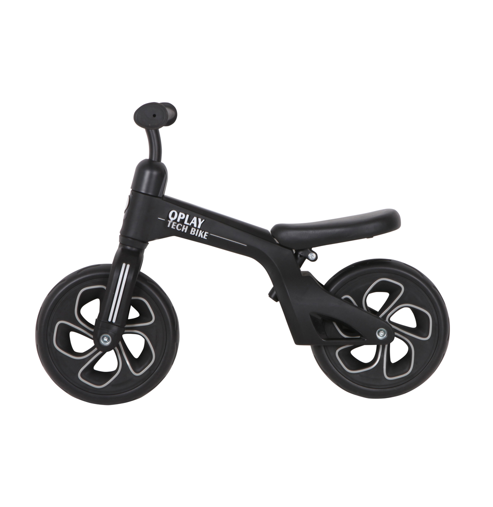 QPLAY Tech Black futóbicikli, életkor 2 - 4 év, 30 kg-ig termék 2. képe