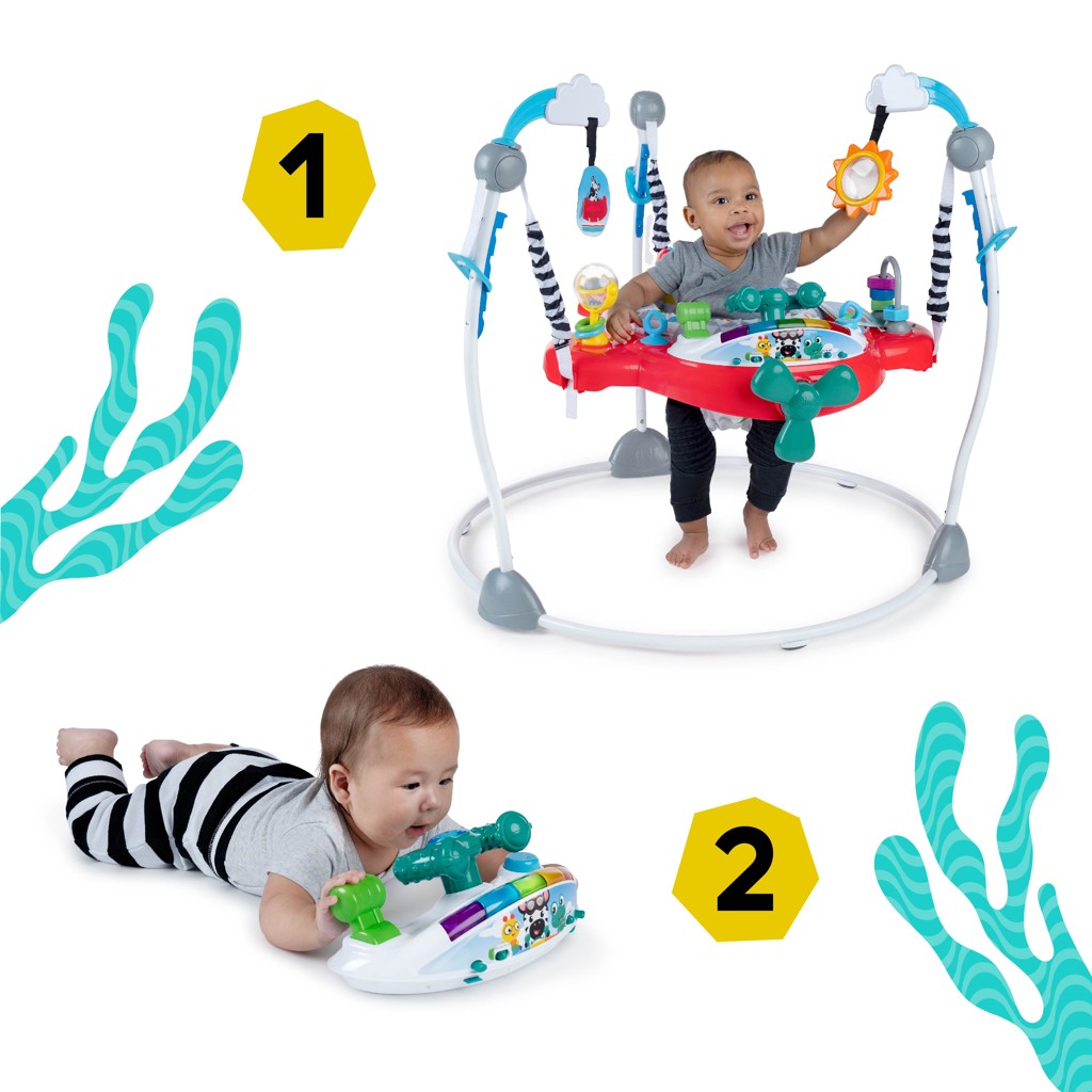 BABY EINSTEIN Ugráló/aktívcentrum 2in1 Ocean Explorers Airplane Adventure™ 6hó+  12 kg-ig termék 2. képe