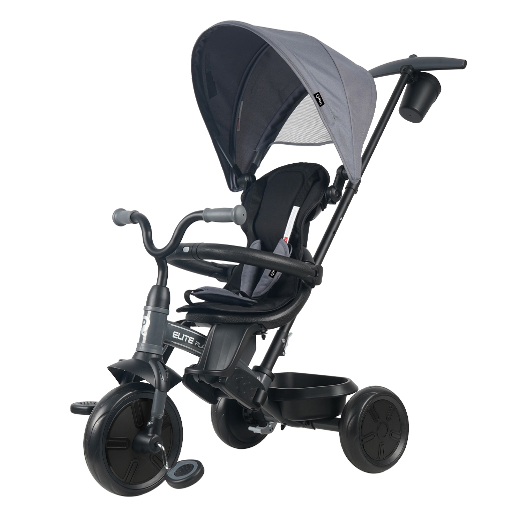 QPLAY Elite Platinum Grey tricikli, 6 az 1-ben, 10-72 hónapos korig termék 2. képe