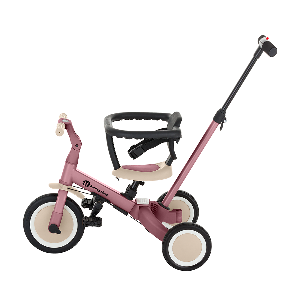 PETITE&MARS Multifunkciós 5 az 1-ben tricikli Turbo Dusty Rose termék 2. képe