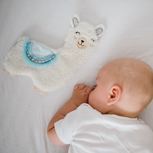BABYONO Játék plüssállat Lama Lulu kék 0m+ termék 2. képe