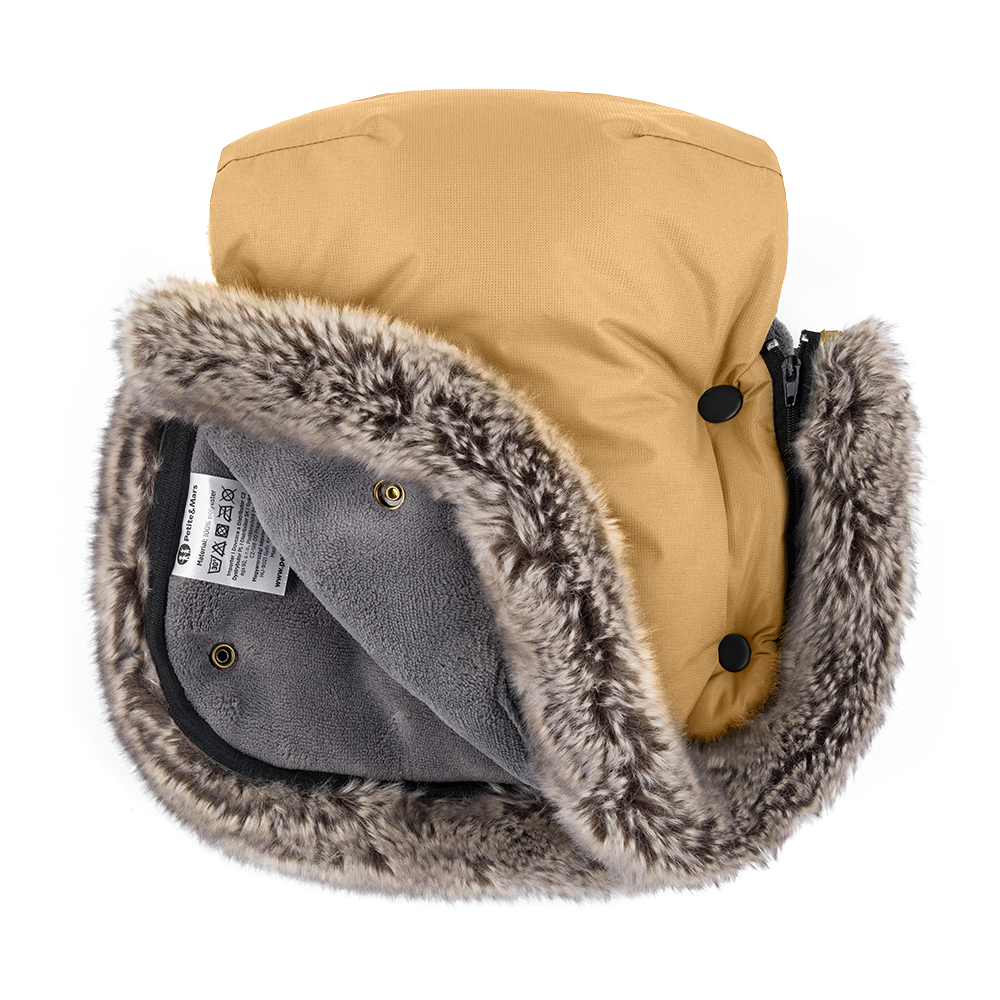 PETITE&MARS Kesztyű / kesztyű Furry Elegant Caramel termék 2. képe