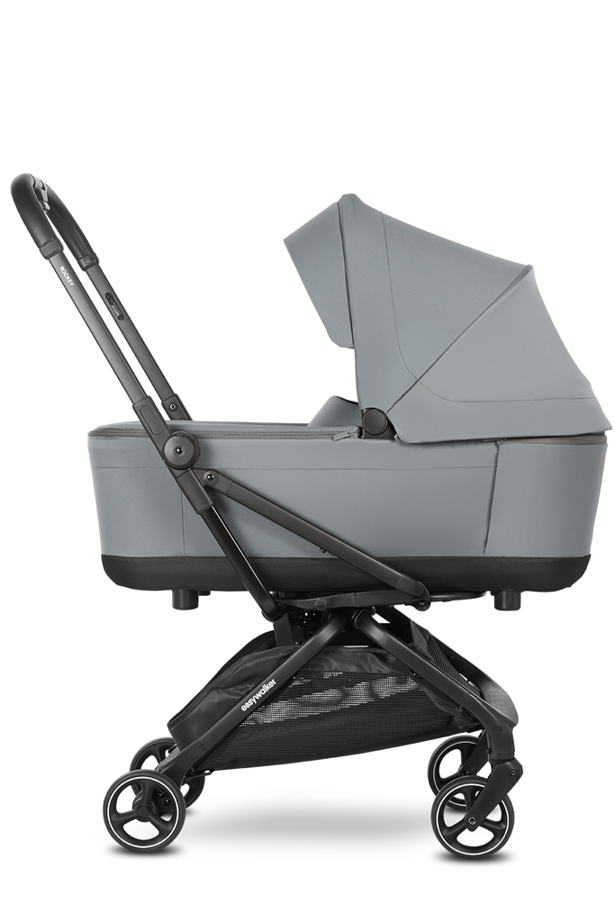 EASYWALKER Rockey S/M/L mózeskosár, sima szürke termék 2. képe