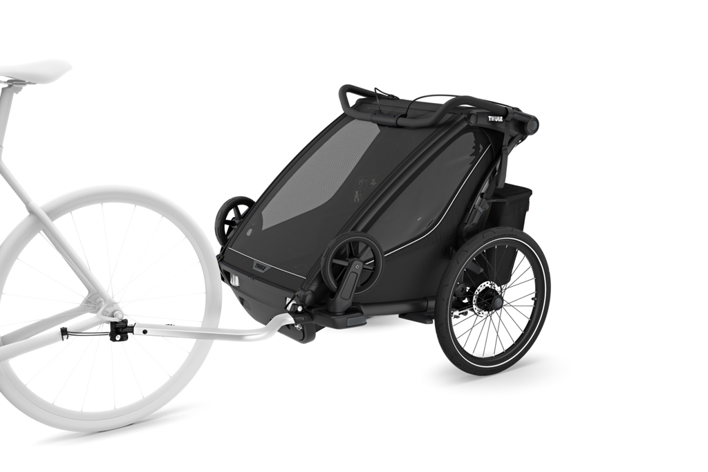 THULE Gyermek szállító kocsi Chariot Sport 2 Double Fekete termék 2. képe