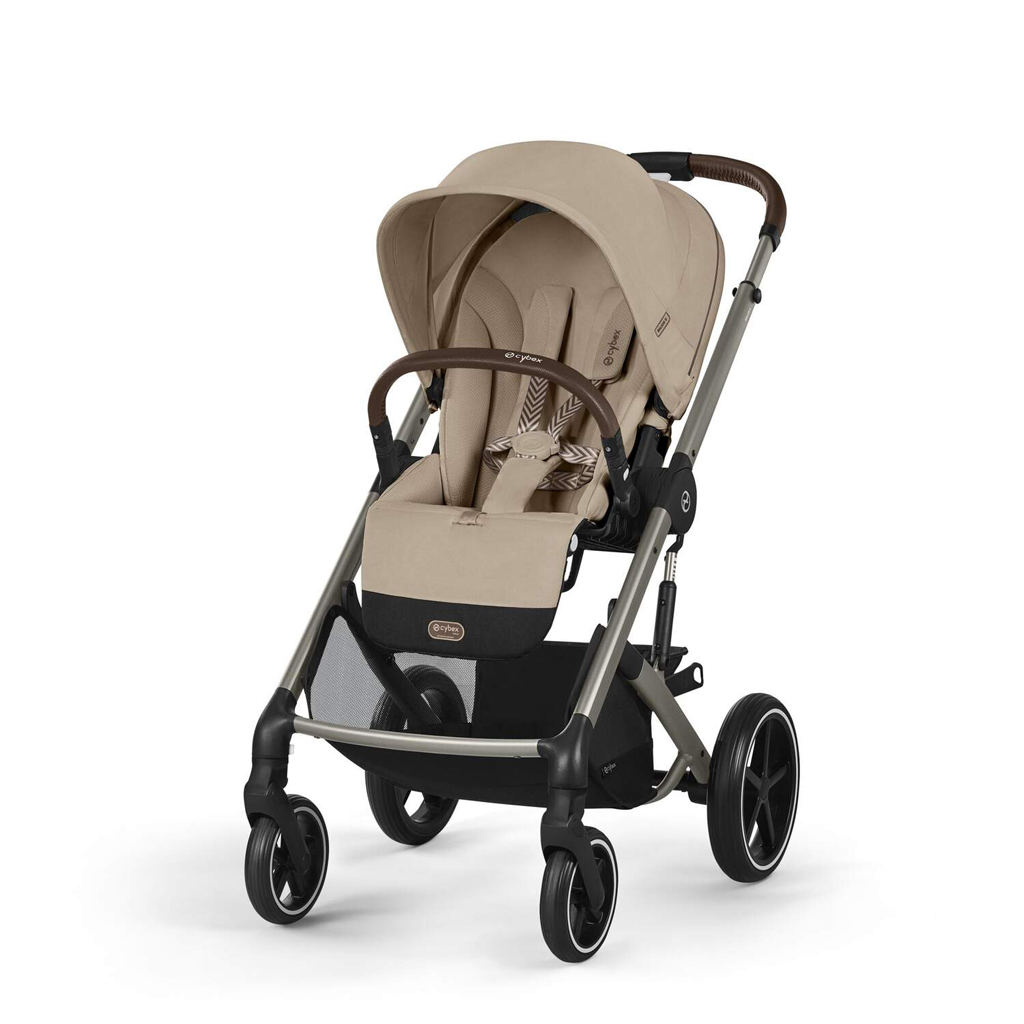 CYBEX Kombinált babakocsi Balios S Lux Almond Beige Gold 2024 autósüléssel és kiegészítőkkel termék 2. képe