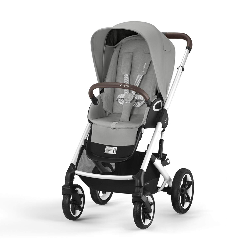 CYBEX Talos S Lux kombinált babakocsi Stone Grey Gold autósüléssel és kiegészítőkkel termék 2. képe