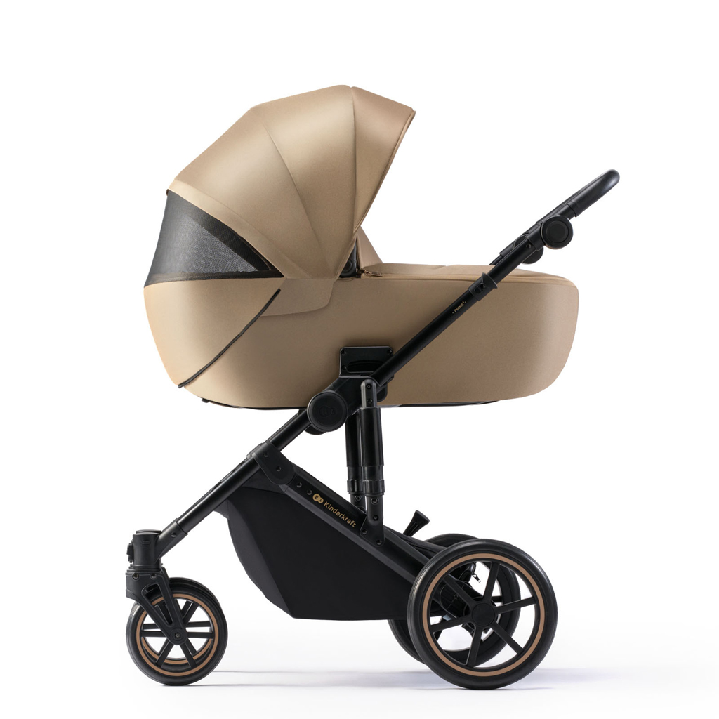 KINDERKRAFT SELECT Kombinált babakocsi 3in1  Prime 2 Sandrose Beige, Premium termék 2. képe