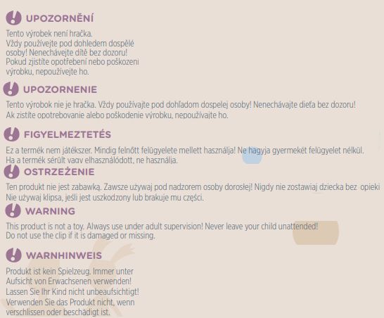 PETITE&MARS Csipesz babakocsira, 2 db, Green termék 2. képe