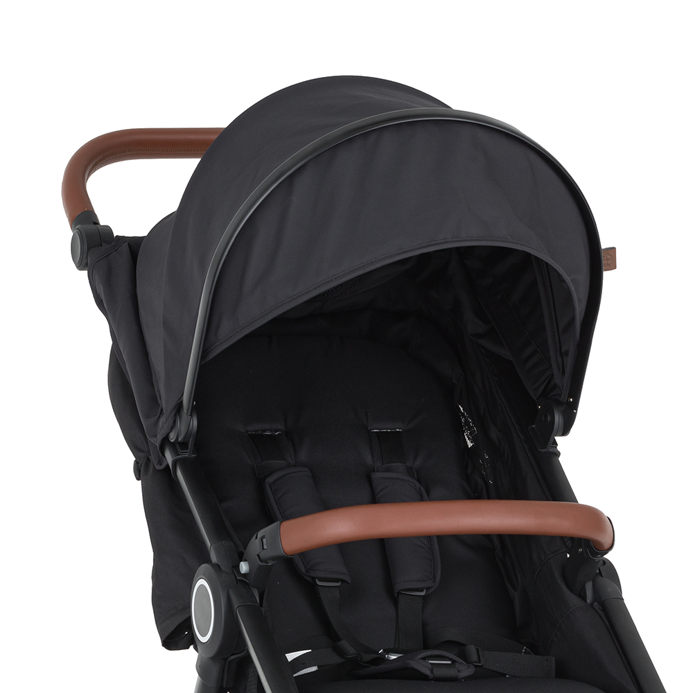 PETITE&MARS Napellenző Street2 Perfect Black babakocsihoz termék 2. képe