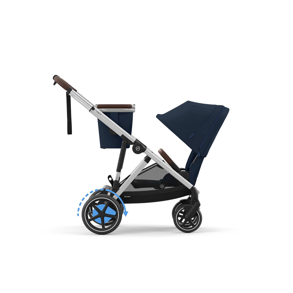 CYBEX Testvér babakocsi eGazelle S Ocean Blue Gold termék 2. képe