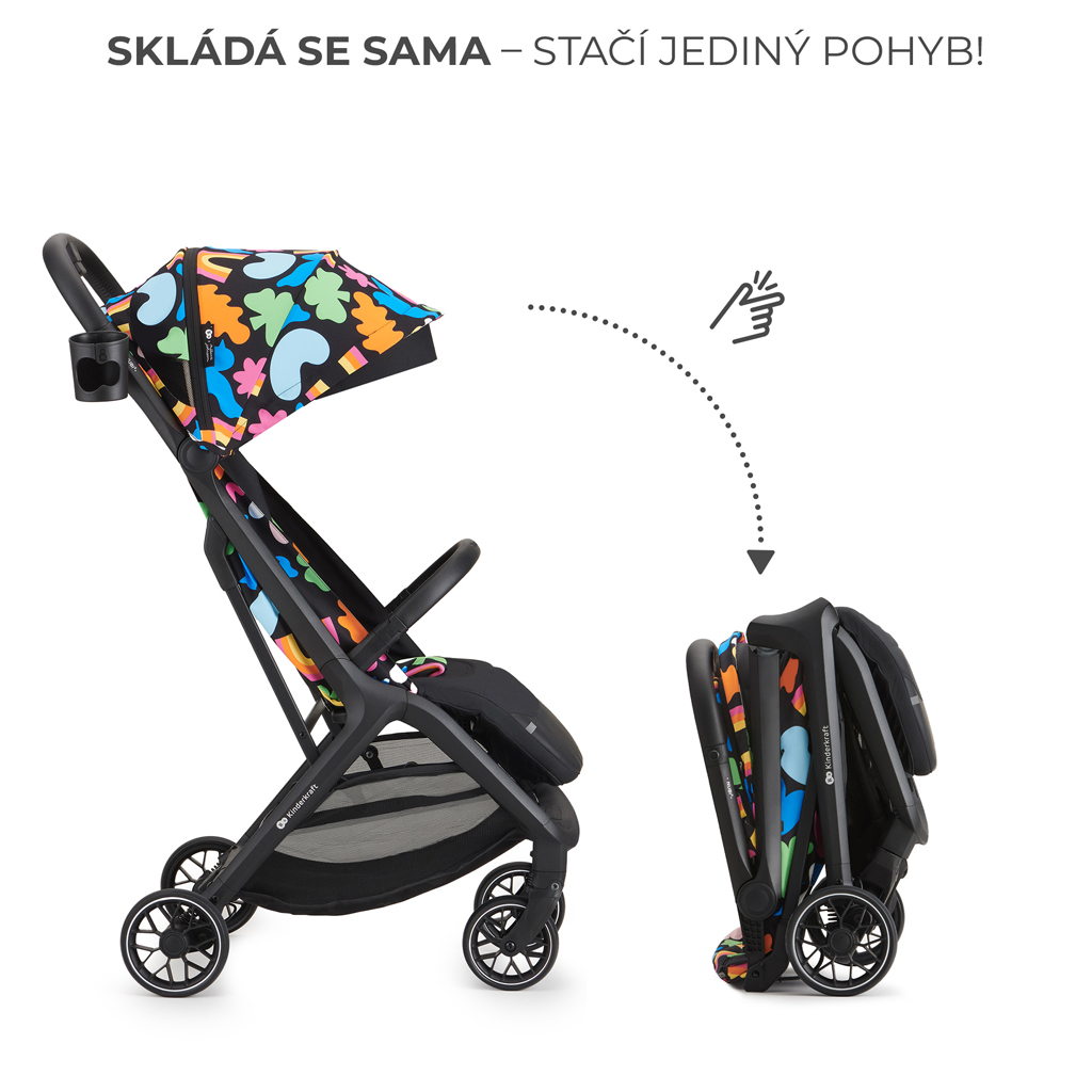 KINDERKRAFT SELECT Nubi 2 Happy shapes sport babakocsi termék 2. képe