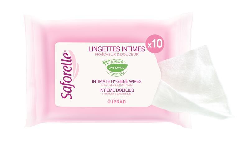 Saforelle Lingettes intimes mini x 10