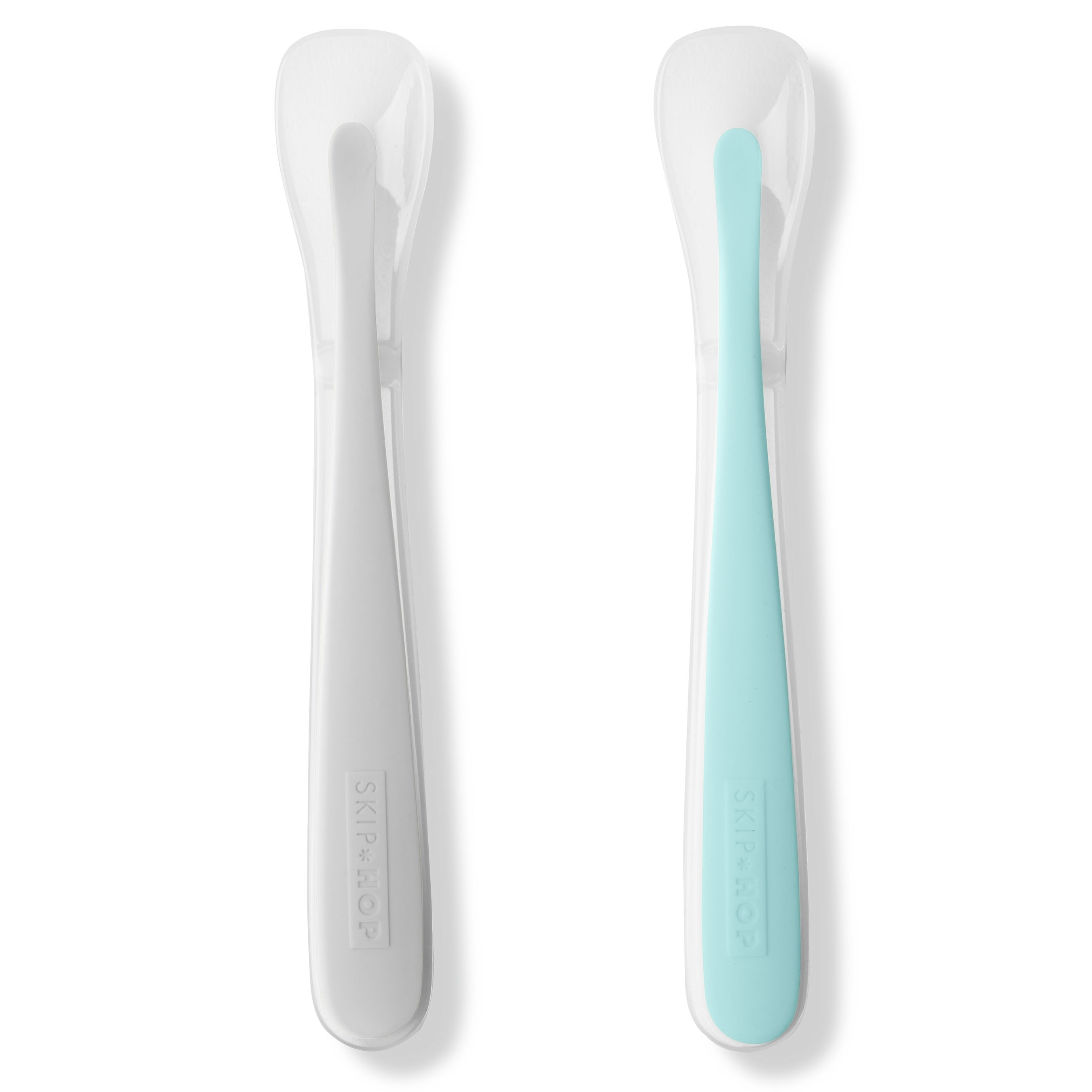 SKIP HOP Easy Feed szilikon kanalak Grey,Teal 2 db, 6h+ termék 2. képe