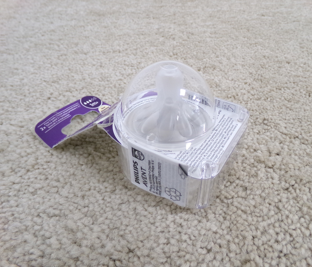 Philips AVENT Savička Natural Response 3 pomalý průtok 1m+, 2 ks