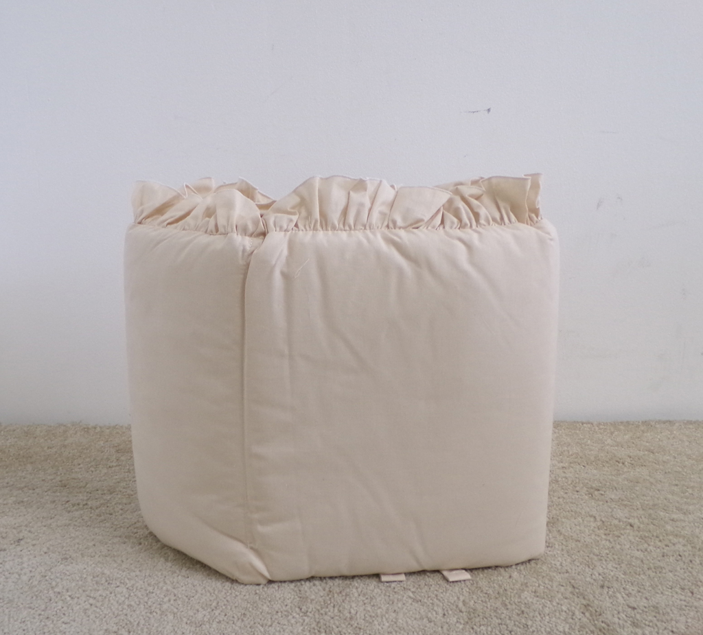 BELISIMA Chránič do postýlky Pure Cappucino 180x33 cm