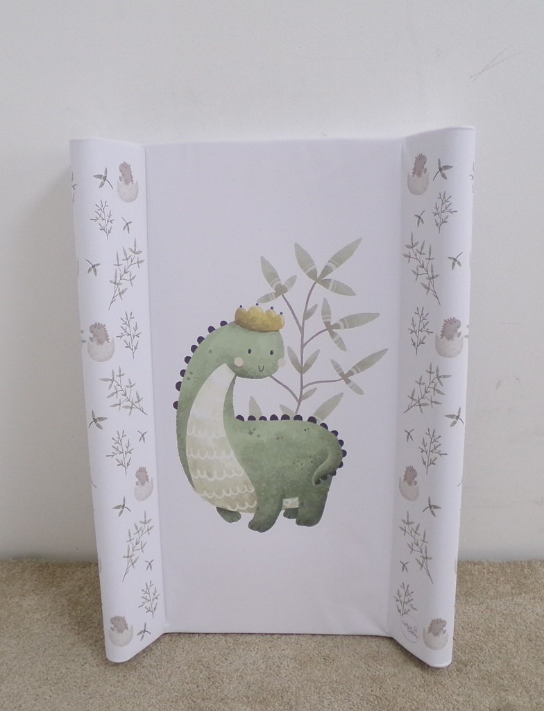 CEBA BABY Podložka přebalovací 2-hranná s pevnou deskou (50x70) Ultra Light Dino King