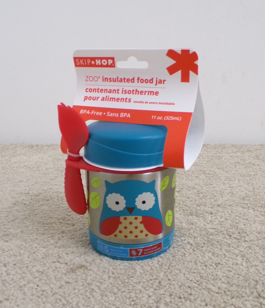 SKIP HOP Zoo Termoska na jídlo se lžičkou/vidličkou Sovička 325 ml, 3r+