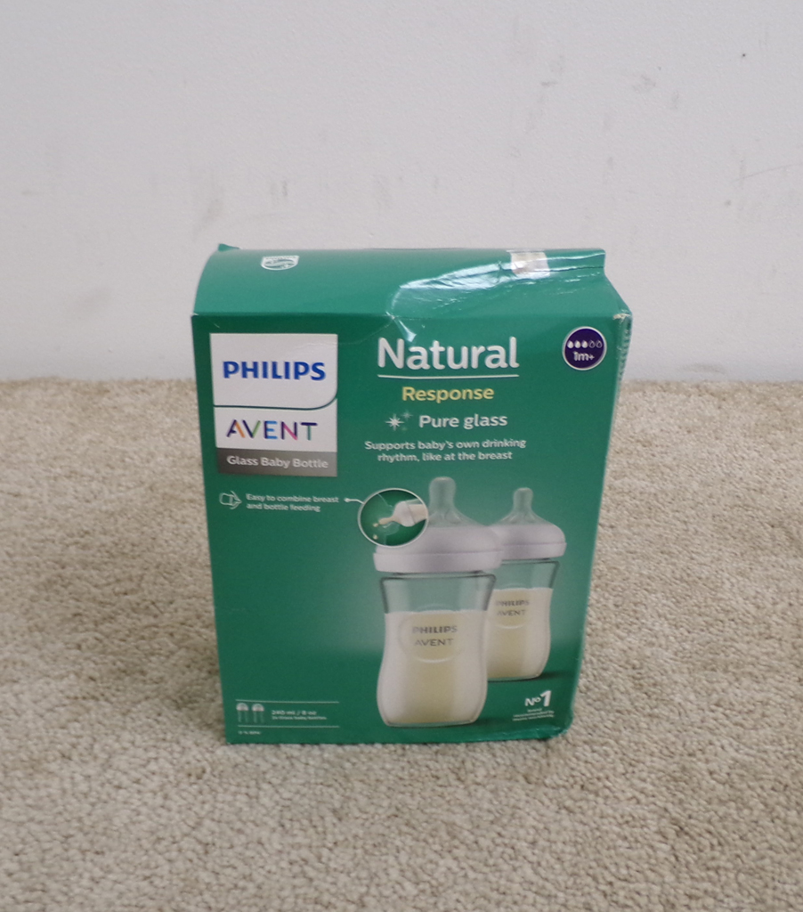 Philips AVENT Láhev Natural Response skleněná 240 ml, 1m+, 2 ks