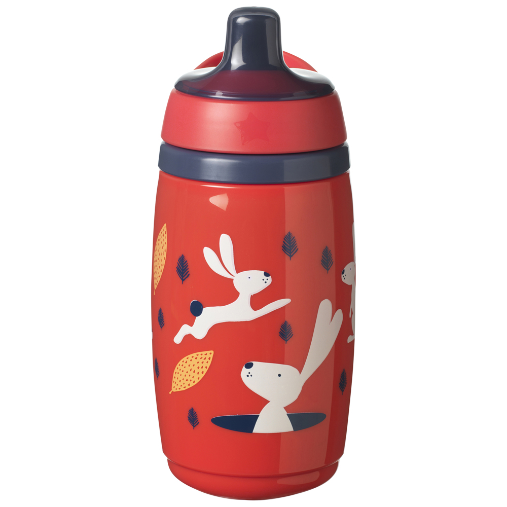 Obrázok Tommee Tippee Superstar športový 12m+ Red, 266 ml (5010415478214)