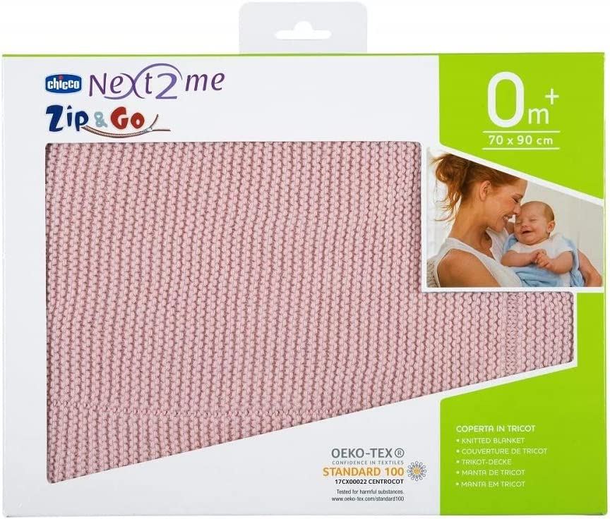 Obrázok CHICCO Deka pletená Tricot Blanket Miss Pink 90x70 cm