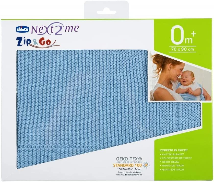 Obrázok CHICCO Deka pletená Tricot Blanket Ocean 90x70 cm