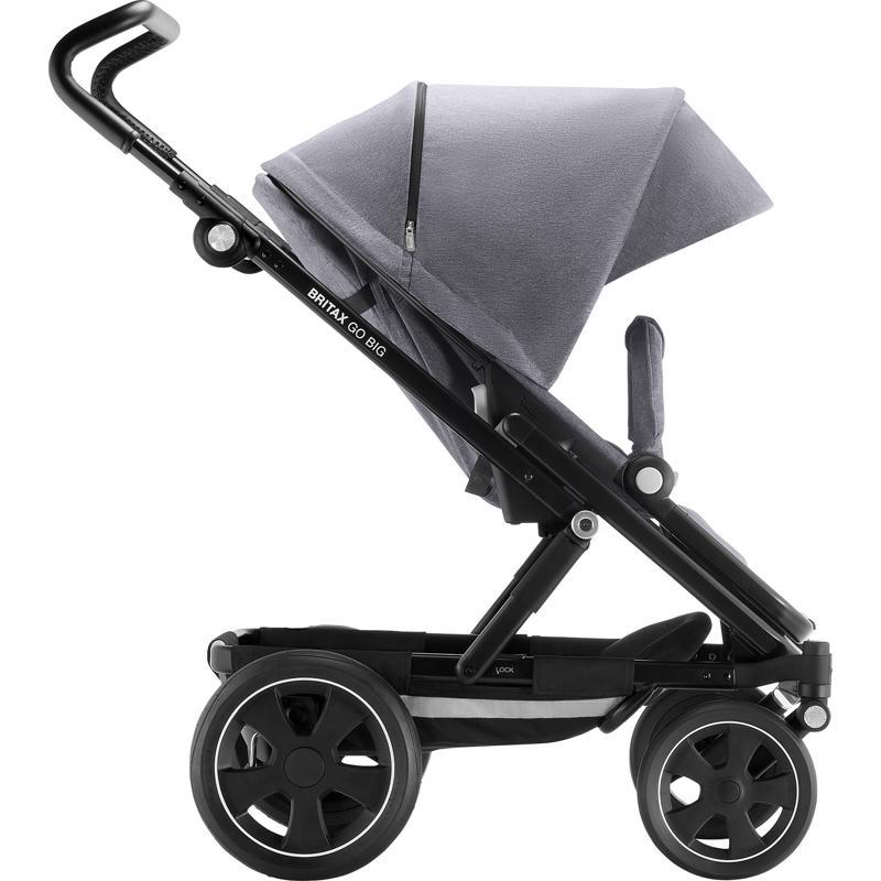 Obrázok BRITAX RÖMER - Kočík Go Big 2, Grey Melange/Black