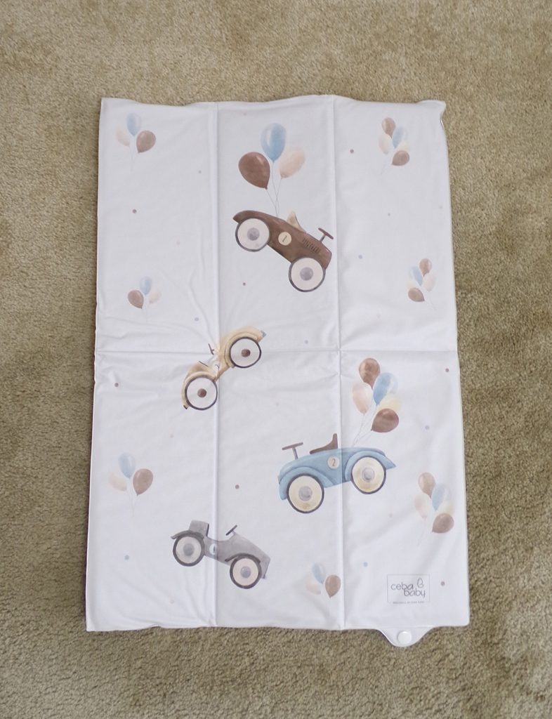 CEBA Podložka přebalovací cestovní (40x60) Retro Cars