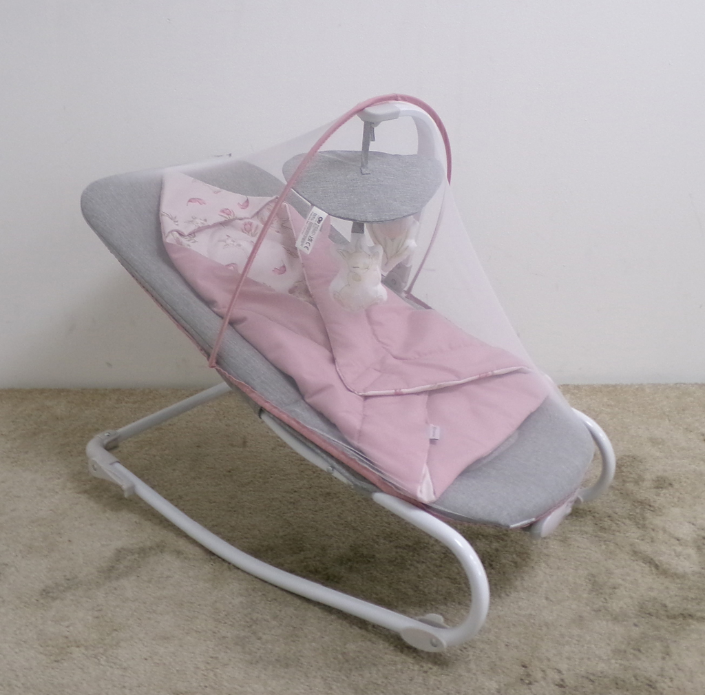KINDERKRAFT Houpátko vibrující s melodií Felio 2 Peony Rose 0m+, do 9 kg