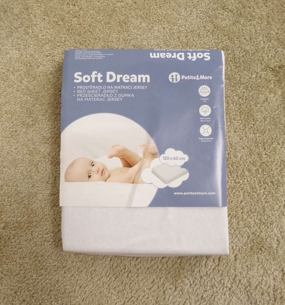 PETITE&MARS Napínací prostěradlo Soft Dream 120x60 White