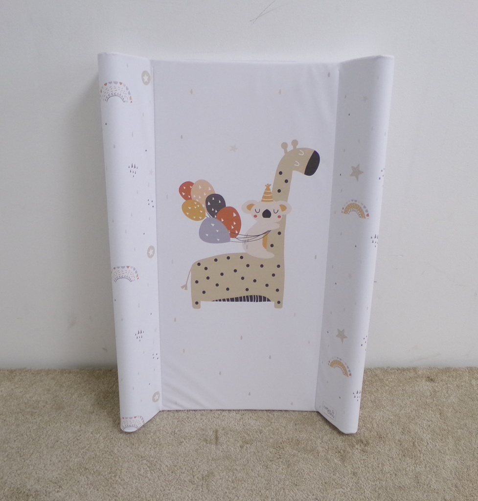 CEBA Podložka přebalovací 2-hranná s pevnou deskou (50x70) Comfort Giraffe