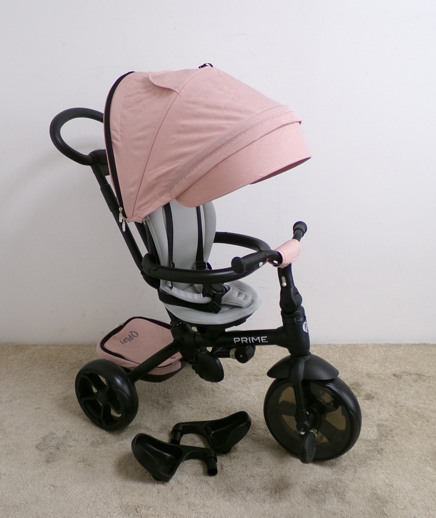 QPLAY Tříkolka Prime Pink, 6 v 1, věk 10-72 měsíců