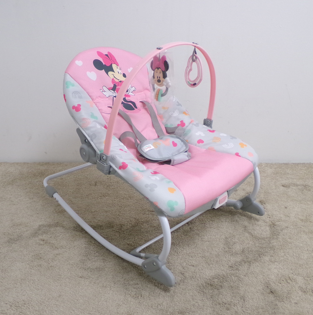 DISNEY BABY Houpátko vibrující Minnie MOuse Forever Besties™ 0m+ do 18 kg