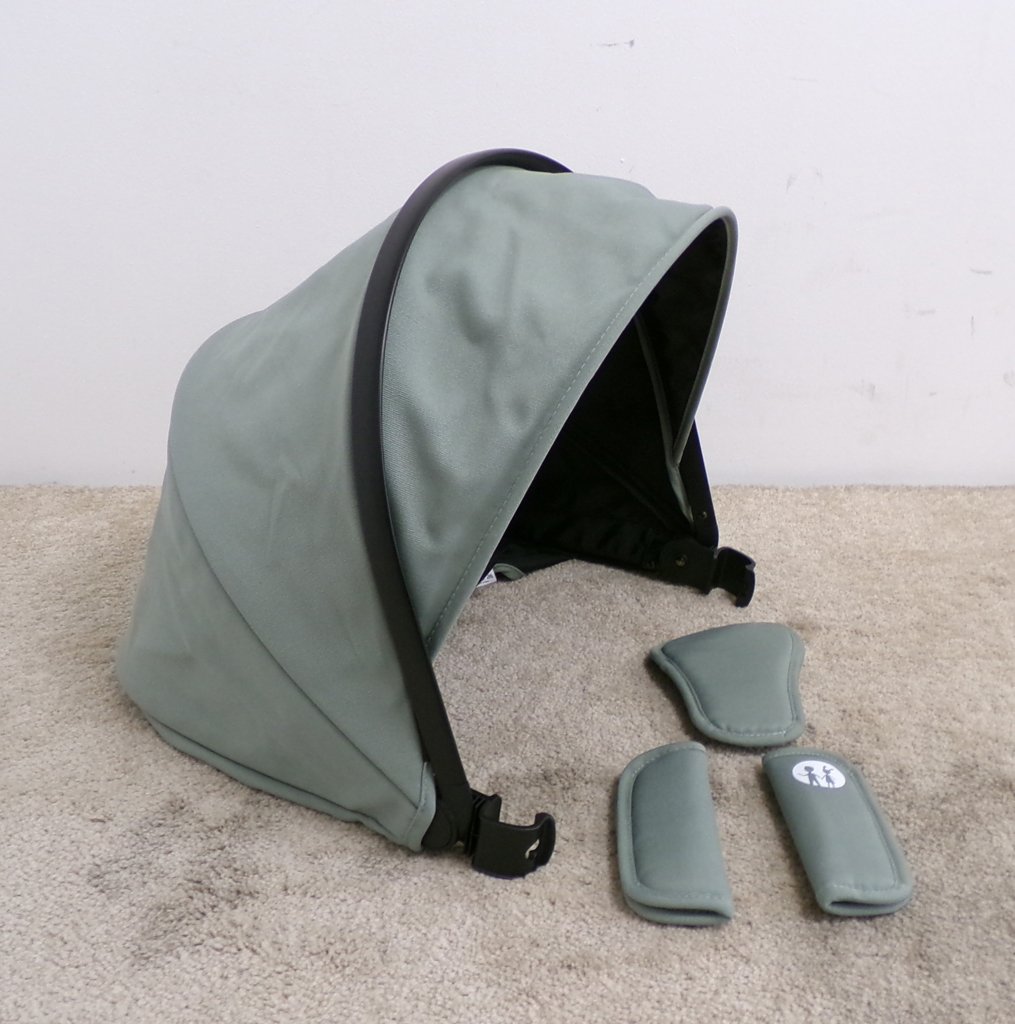 PETITE&MARS Stříška na kočárek Street+ Iron Green