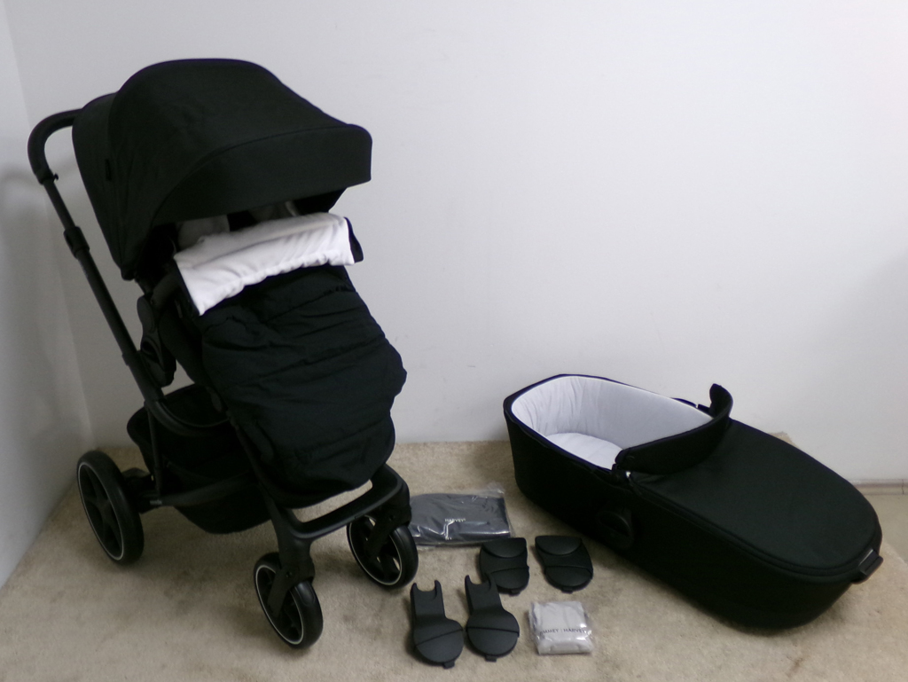 EASYWALKER Kočárek kombinovaný Harvey⁵ Midnight Black XXL RWS