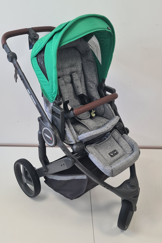 ABC DESIGN Cobra plus graphite grey-grass, 2016, Podvozok cloud / Sedadlo Graphite grey