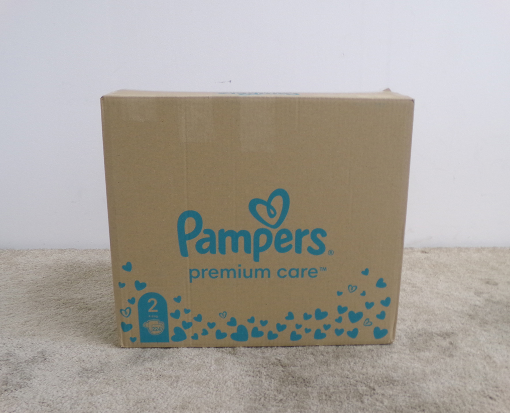 PAMPERS Pleny jednorázové Premium Care vel. 2 (224 ks) 4-8 kg - měsíční balení
