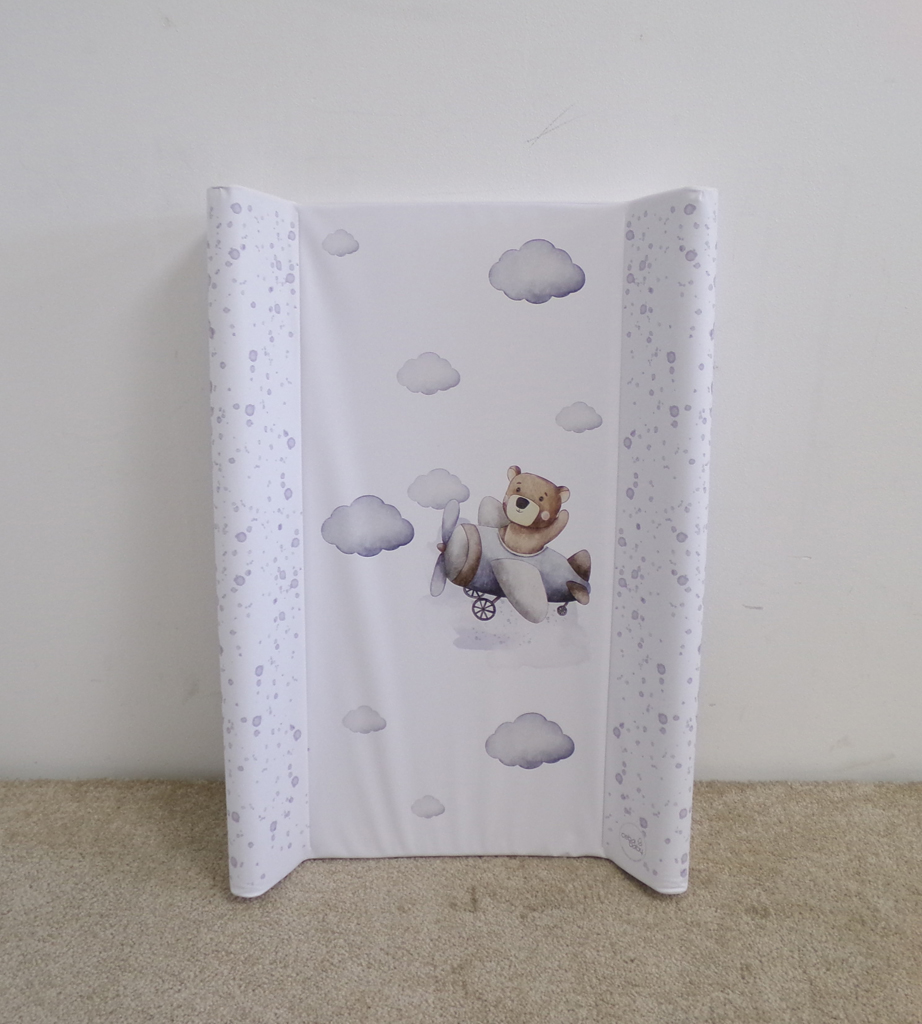 CEBA Podložka přebalovací 2-hranná s pevnou deskou (50x70) Ultra Light Pilot Bear