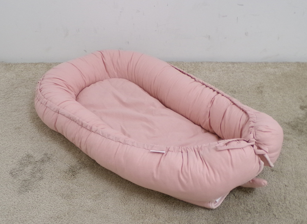 FEEDO Hnízdo pro miminko Pastel Pink 90 x 60 cm