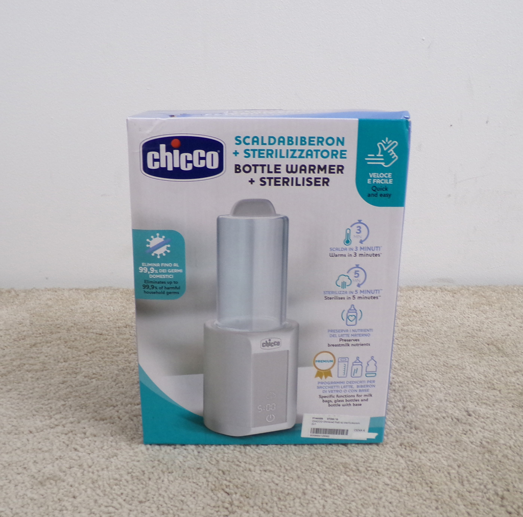 CHICCO Ohřívač lahví se sterilizátorem 2v1