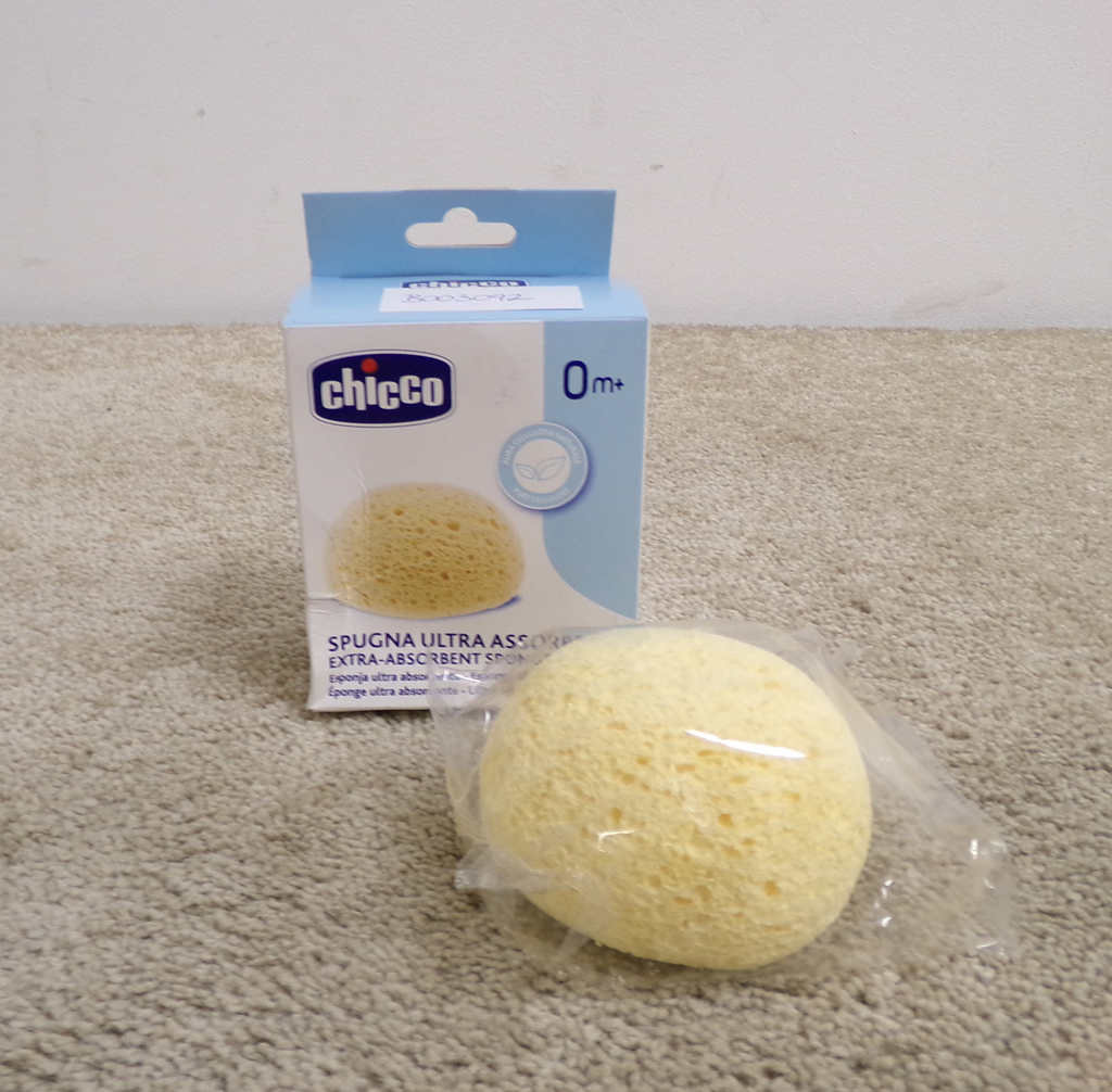 CHICCO Houbička na koupání dětská, super absorpční