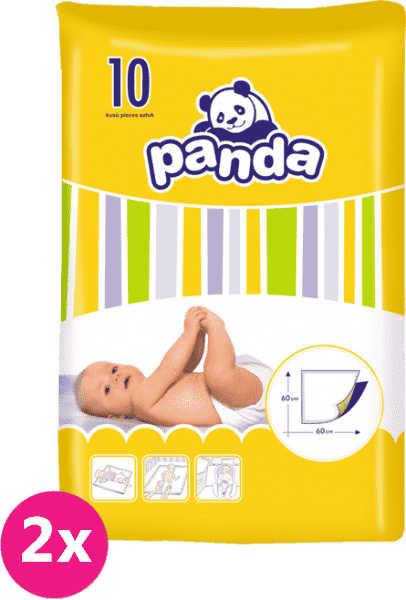 2x BELLA PANDA - gyermek pelenkázó alátétek 10 db termék 2. képe