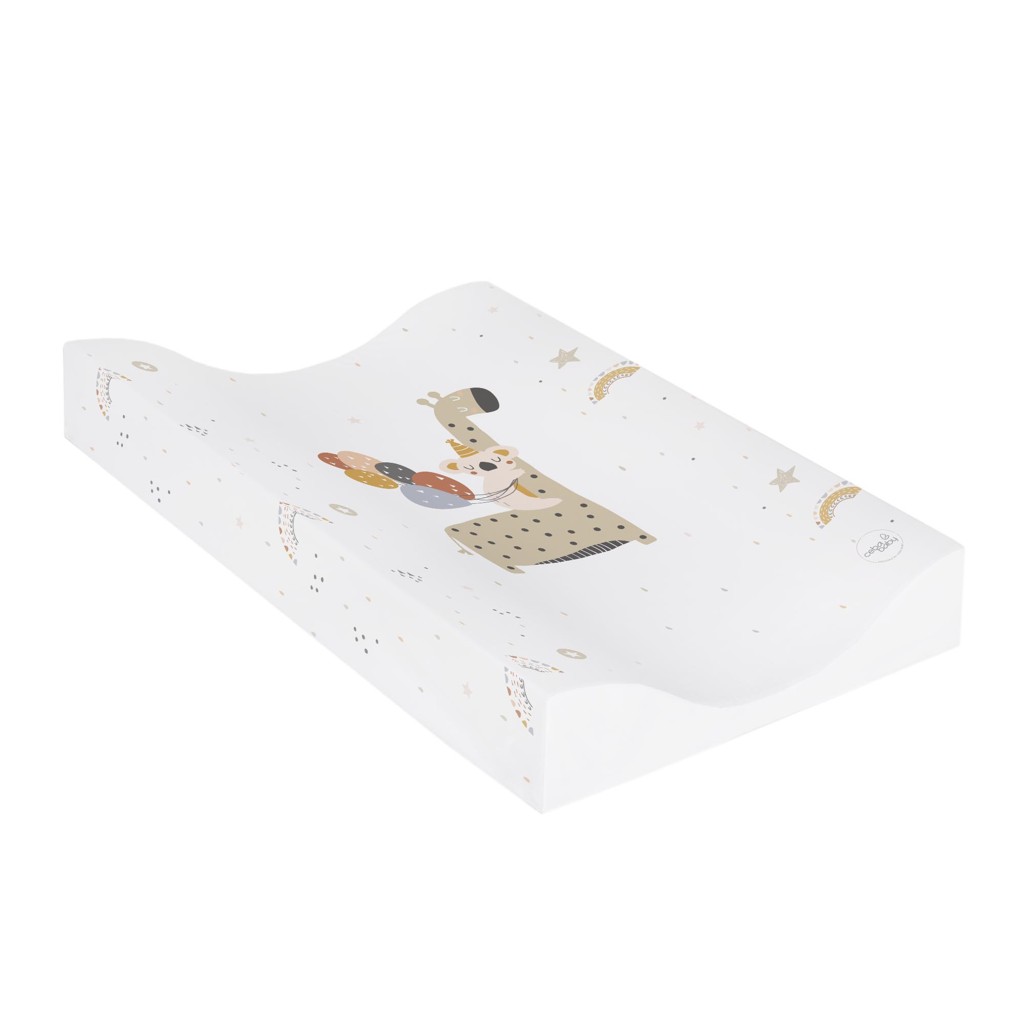 CEBA Pelenkázó alátét 2-szegélyes puha COSY (50x70) Zsiráf termék 2. képe