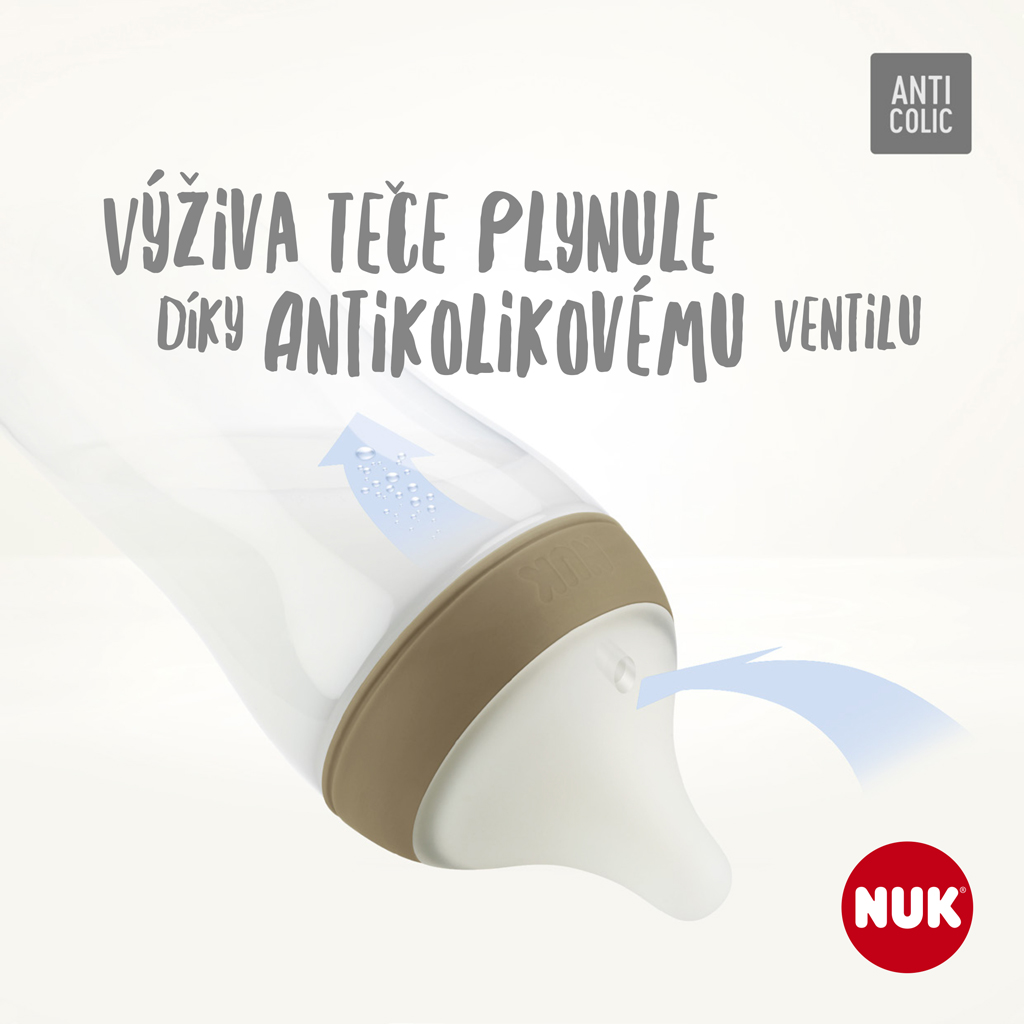 NUK Cumisüveg Perfect Match Universal 2db, 6hó+ termék 2. képe