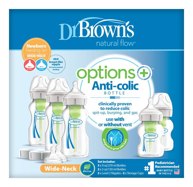 DR.BROWN'S WN Újszülöttkészlet Options+ (WB09600) termék 2. képe