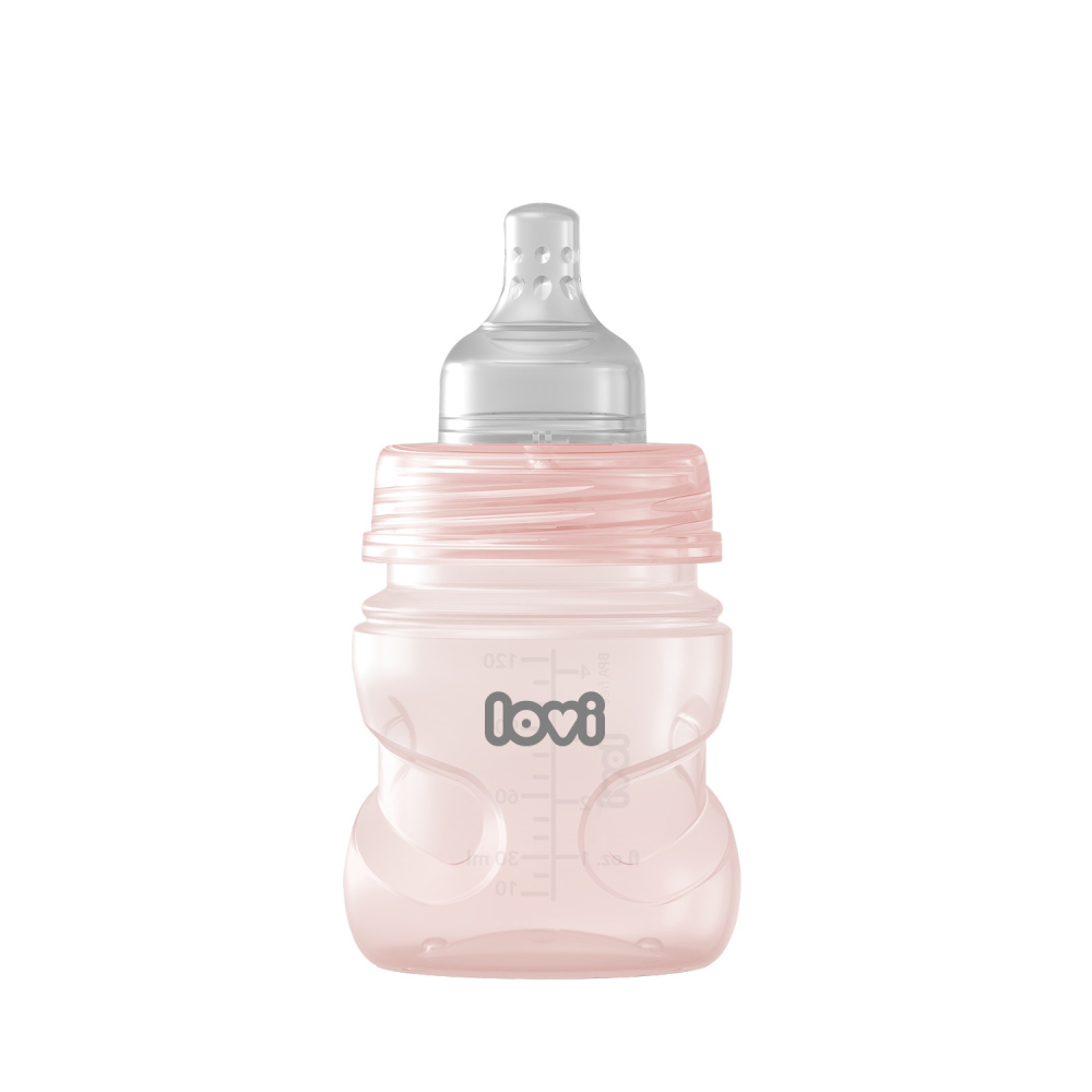 LOVI Trends cumisüveg 120 ml rózsaszín termék 2. képe