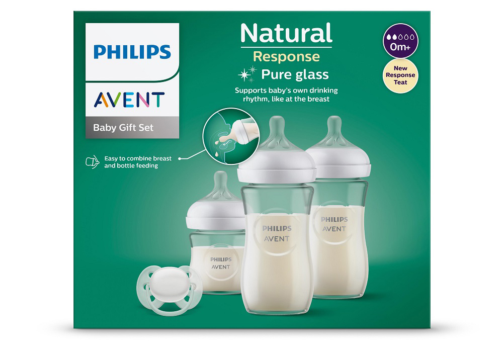 Philips Avent Natural Response Újszülött ajándékcsomag SCD878/11 üvegből készült termék 2. képe