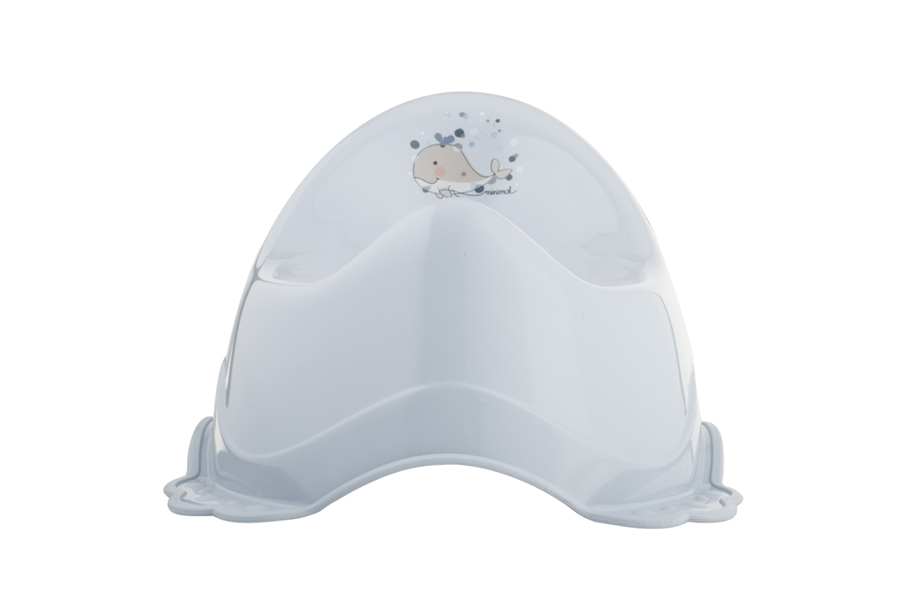 MALTEX Csúszásmentes bili dallamokkal Bálna Minimal - satin blue termék 2. képe